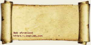 Danijela Stamenković vizit kartica